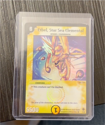 2004 Duel Masters 1/46 Ethel, Star Sea Elemental — front