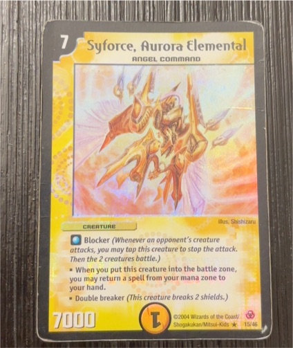 2004 Duel Masters #15/46 Syforce, Aurora Elemental — front