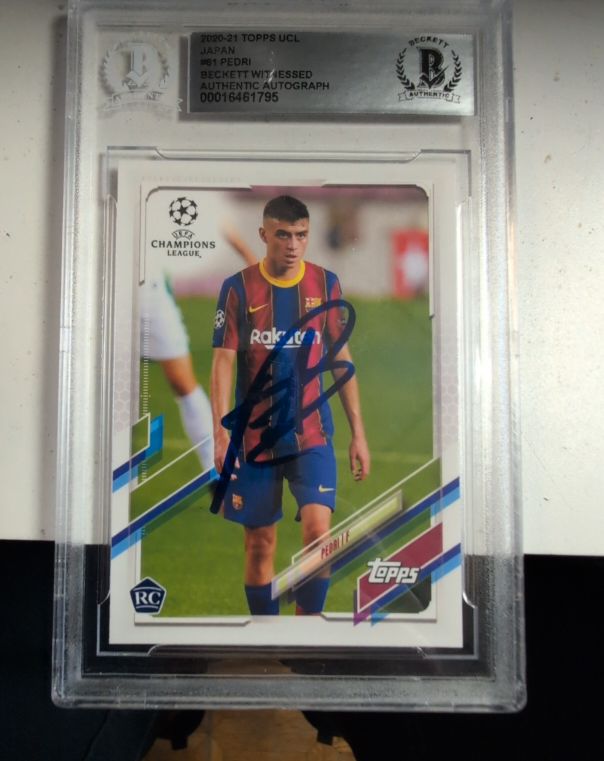 2020-21 Topps Chrome UEFA Champions League #61 Pedri — front