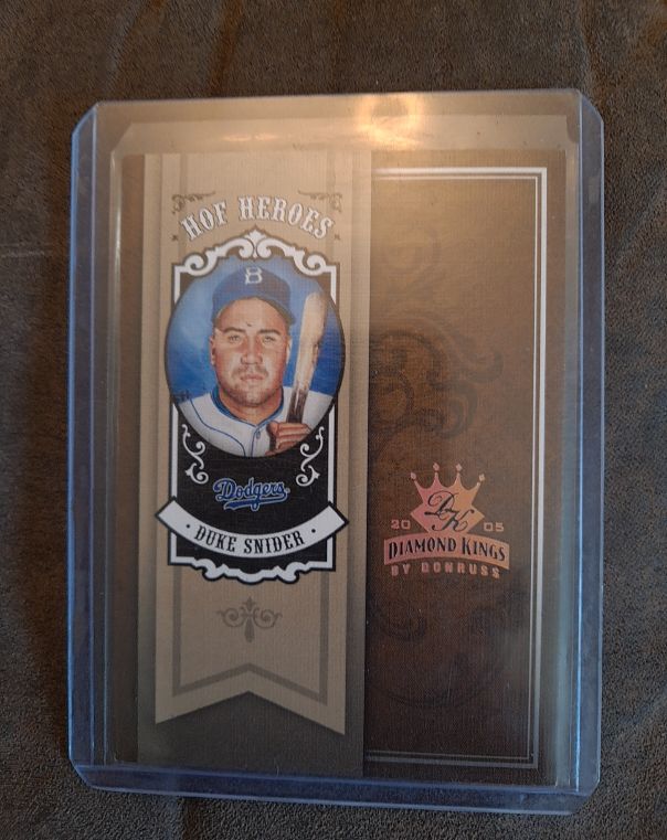 2005 Donruss Diamond Kings HOF Heroes #HH-8 Duke Snider — front