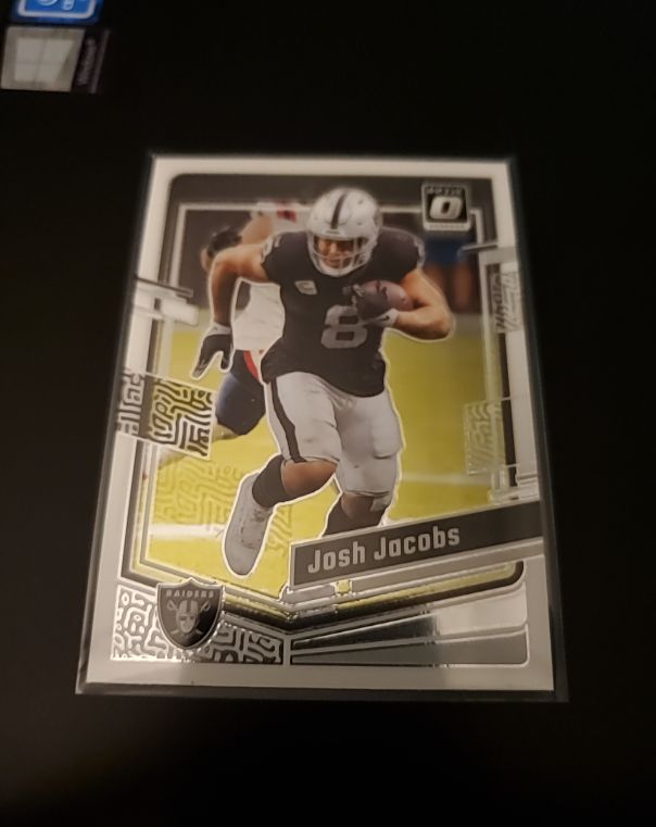 2023 Panini Donruss Optic #99 Josh Jacobs — front