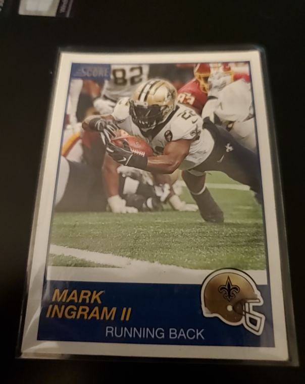 2019 Score Football #266 Mark Ingram II — front