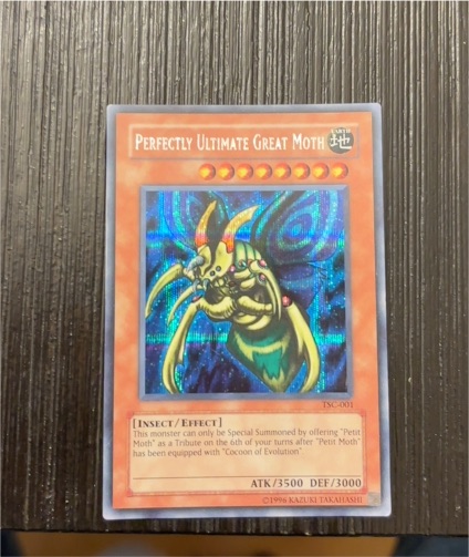 1998 Yu-Gi-Oh! TSC-001 Perfectly Ultimate Great Moth — front