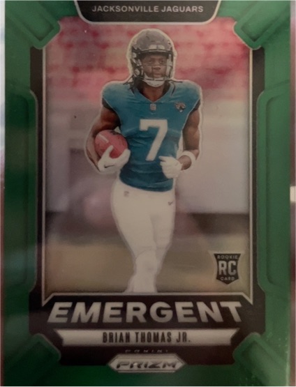 2024 Panini Prizm Emergent #12 Brian Thomas Jr. — front