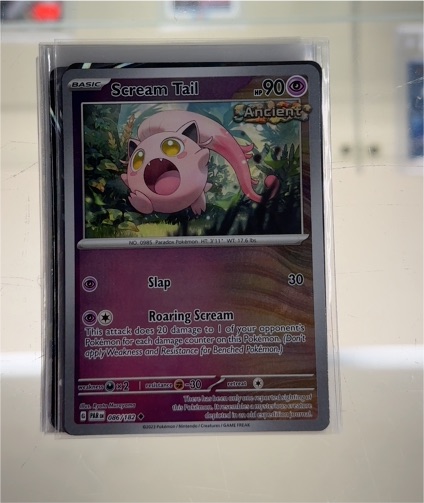 2023 Pokémon Paradox Rift #086 Scream Tail — front
