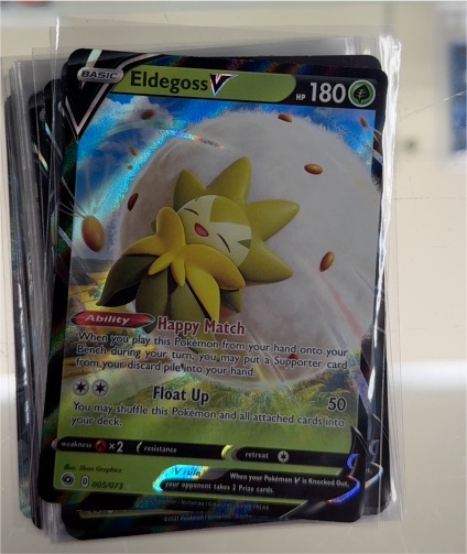 2020 Pokémon Champions Path #005 Eldegoss V — front