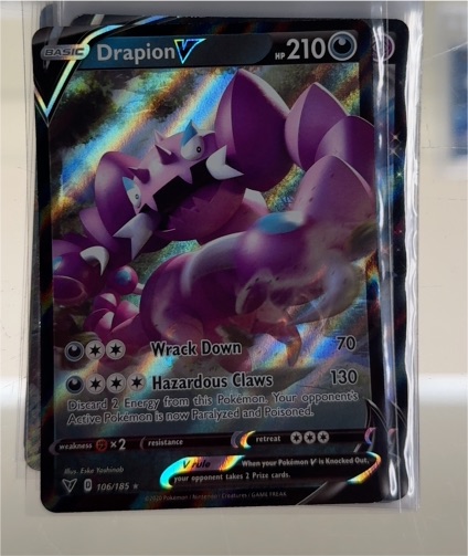 2020 Pokémon Sword & Shield Vivid Voltage #106 Drapion V — front