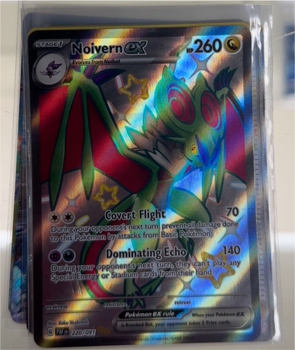 2024 Pokemon Paldean Fates #220 Noivern ex — front