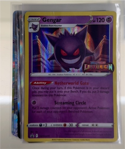 2022 Pokemon TCG SWSH Black Star Promo Prerelease #241 Gengar — front