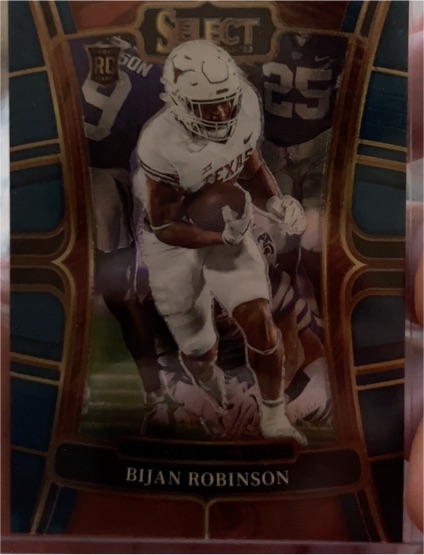 2023 Panini Select Draft Picks #9 Bijan Robinson — front
