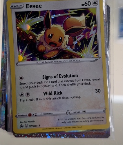 2022 Pokémon SWSH #SWSH118 Eevee — front