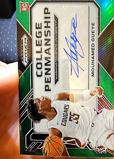 2023 Panini Prizm Draft Picks College Penmanship #CP-MGY Mouhamed Gueye — front