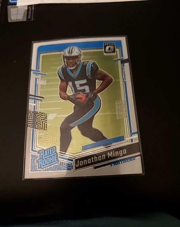 2023 Donruss Optic #215 Jonathan Mingo Carolina Panthers Rated Rookie — front