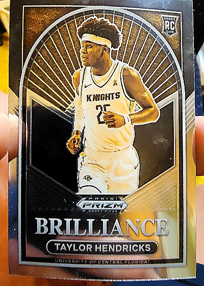 2023 Panini Prizm Draft Picks #2 Taylor Hendricks Brilliance — front