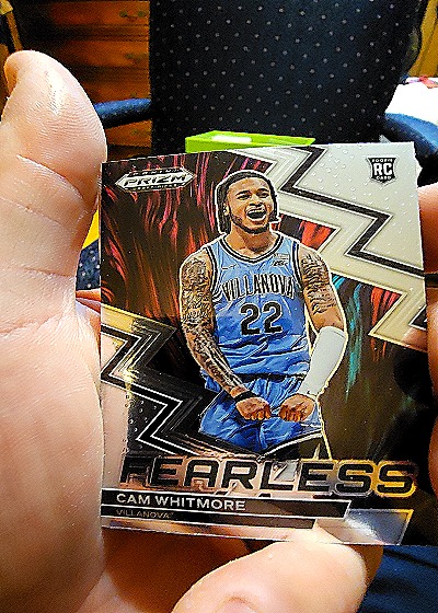 2023 Panini Prizm Draft Picks Fearless #8 Cam Whitmore — front