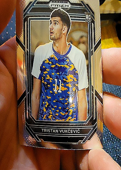 2023 Panini Prizm Draft Picks #38 Tristan Vukcevic — front