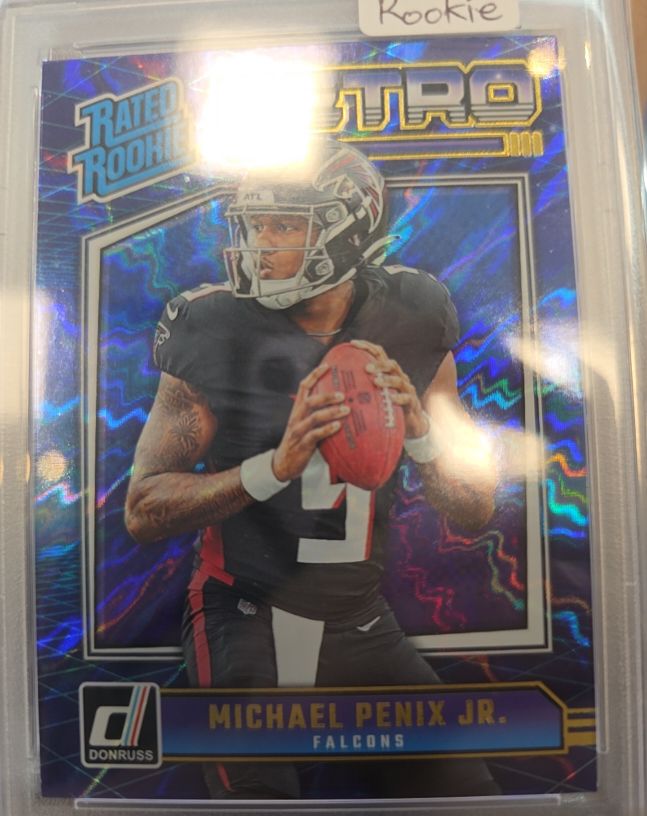 2024 Donruss #7 Michael Penix Jr. Rated Rookie Retro — front