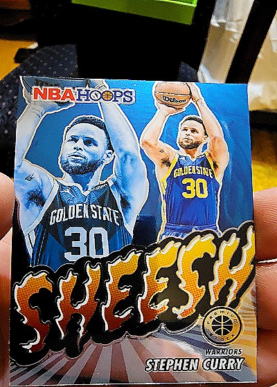 2023-24 Panini NBA Hoops Premium Stock SHEESH Stephen Curry — front