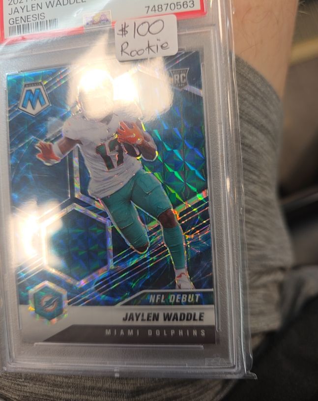 2021 Panini Mosaic Genesis #248 Jaylen Waddle — front
