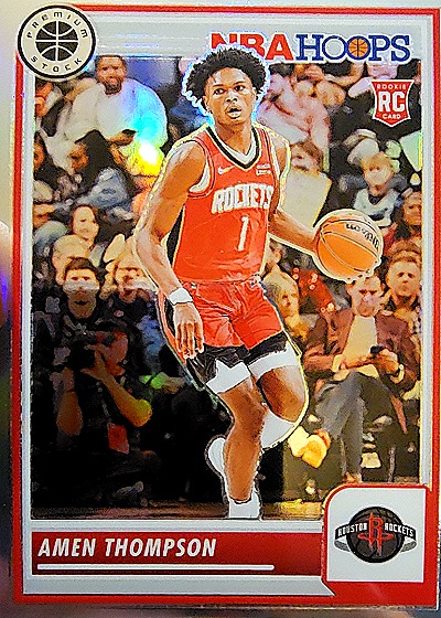 2023-24 Panini NBA Hoops Premium Stock #86 Amen Thompson — front
