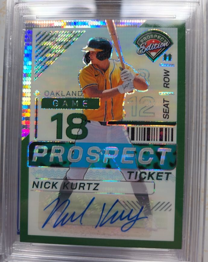 2024 Panini Prospect Edition #143 Nick Kurtz Prospect Ticket Auto — front
