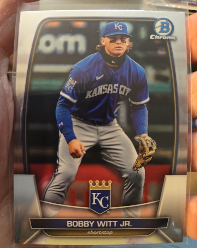 2023 Bowman Chrome #79 Bobby Witt Jr. — front