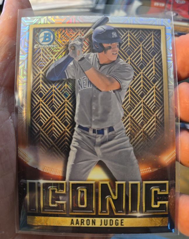2023 Bowman Chrome Iconic #BI-8 Aaron Judge — front