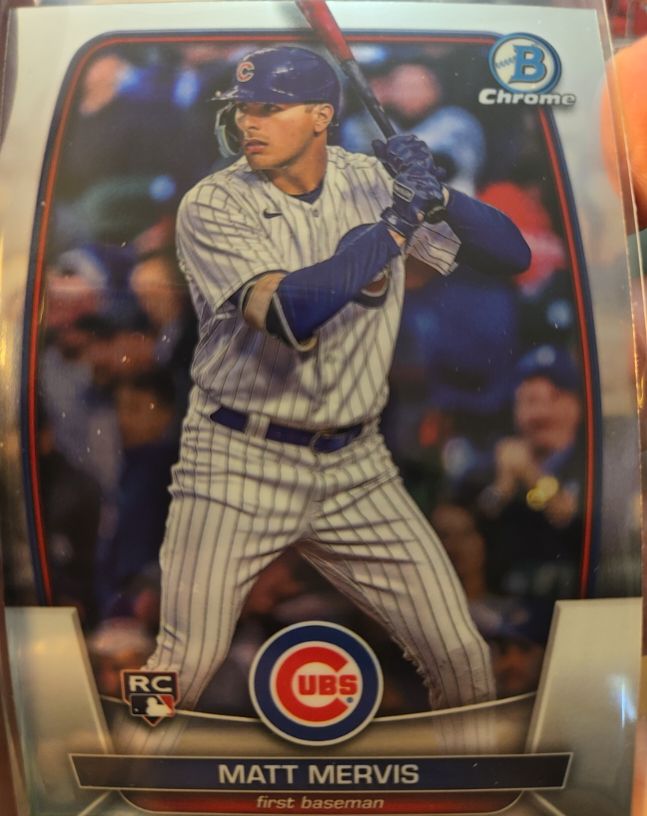 2023 Bowman Chrome #65 Matt Mervis — front