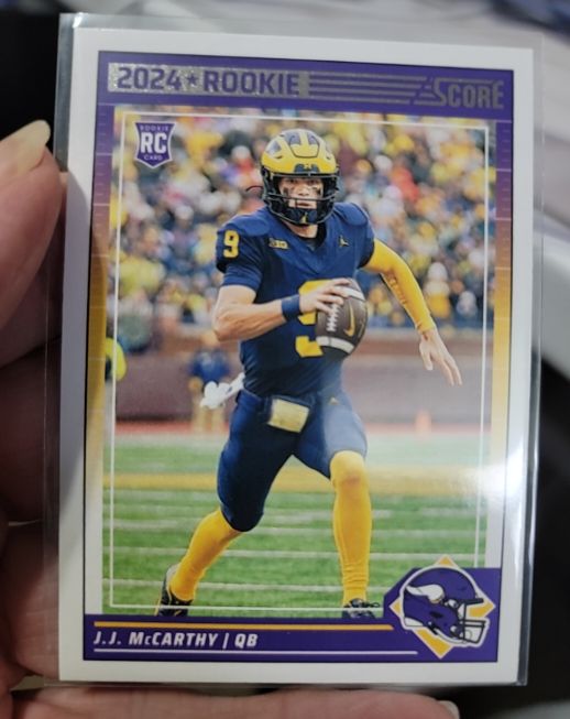 2024 Panini Score #304 J.J. McCarthy — front