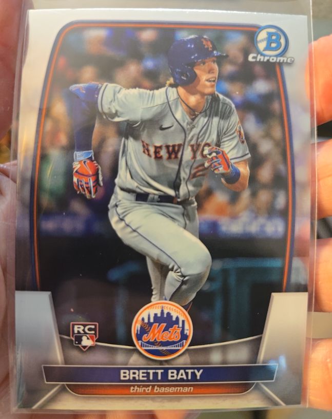 2023 Bowman Chrome #15 Brett Baty — front