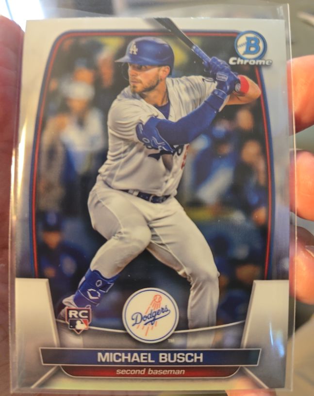 2023 Bowman Chrome #54 Michael Busch — front