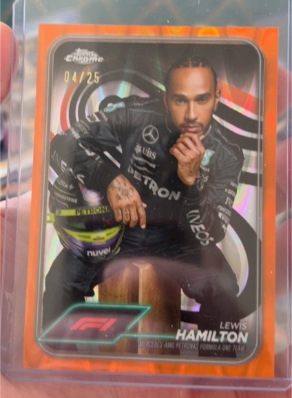 2024 Topps Chrome Formula 1 #6 Lewis Hamilton — front