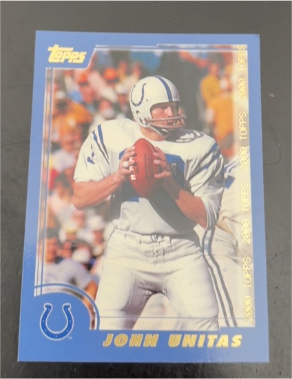 2000 Topps #19 John Unitas — front