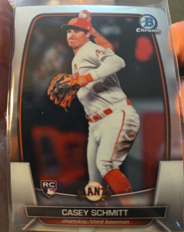 2023 Bowman Chrome #38 Casey Schmitt — front