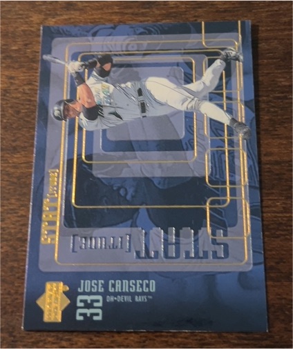 2000 Upper Deck Statitude #S20 Jose Canseco — front