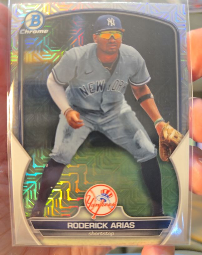 2023 Bowman Chrome #BCP-199 Roderick Arias — front