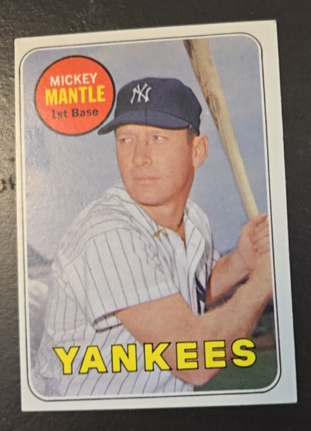 1969 Topps #500 Mickey Mantle — front