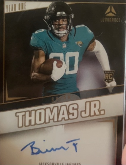 2024 Panini Luminance Year One #YOS-BTJ Brian Thomas Jr. — front