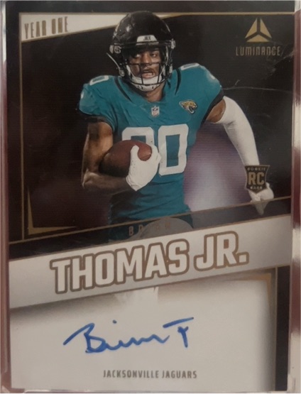 2024 Panini Luminance Year One #YOS-BTJ Brian Thomas Jr. — front