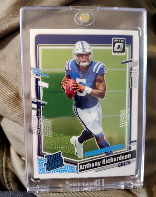 2023 Donruss Optic #247 Anthony Richardson Rated Rookie Colts — front