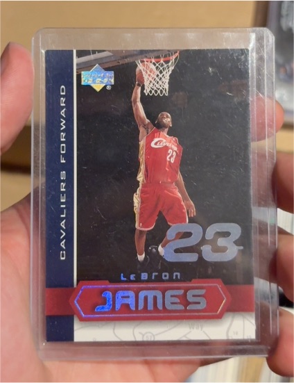 2003 Upper Deck Superstars #LBJ2 LeBron James — front