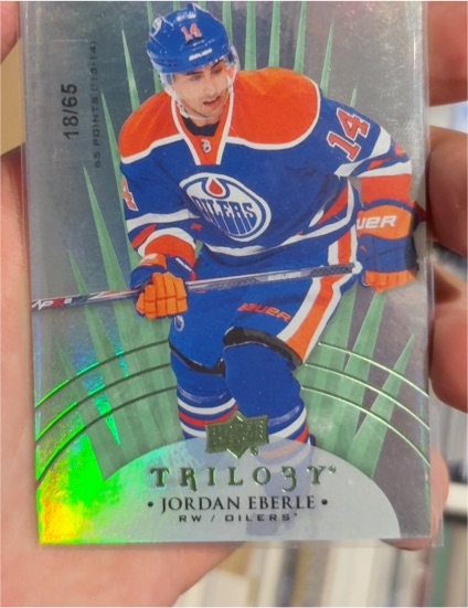 2014-15 Upper Deck Trilogy #16 Jordan Eberle — front