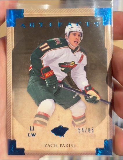 2013-14 Upper Deck Artifacts #11 Zach Parise — front