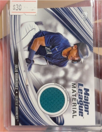 2023 Topps Major League Material Julio Rodriguez — front