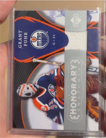 2007-08 Upper Deck Trilogy Honorary Swatches #G-31 Grant Fuhr — front