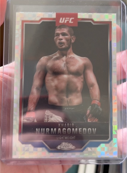 2025 Topps Chrome UFC #36 Khabib Nurmagomedov — front