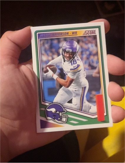 2025 Panini Score #230 Justin Jefferson — front