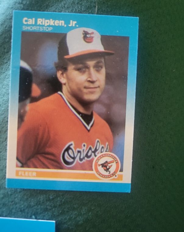 1987 Fleer Mini #92 Cal Ripken, Jr. — front