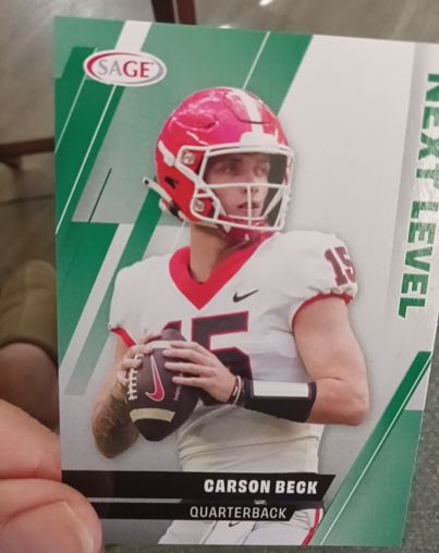 2025 Sage Next Level #88 Carson Beck — front