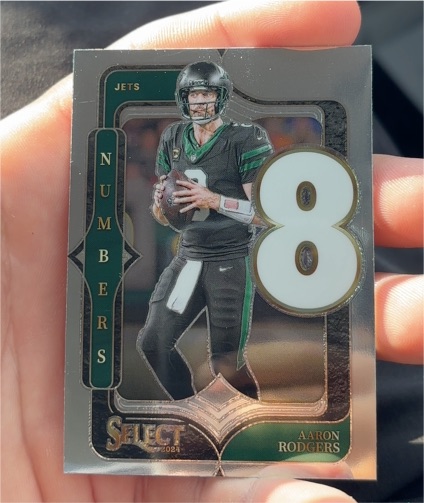 2024 Panini Select #16 Aaron Rodgers Select Numbers — front